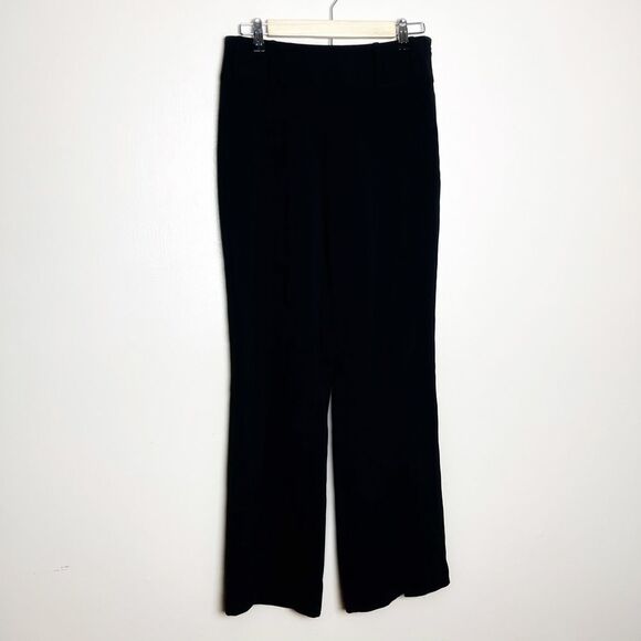 CLEARANCE! Black Cache Vintage Split Leg Trousers Size 4 NWT - Picture 1 of 7
